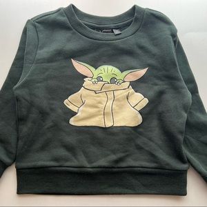 Green Yoda Star Wars Sweatshirt Size 18 months